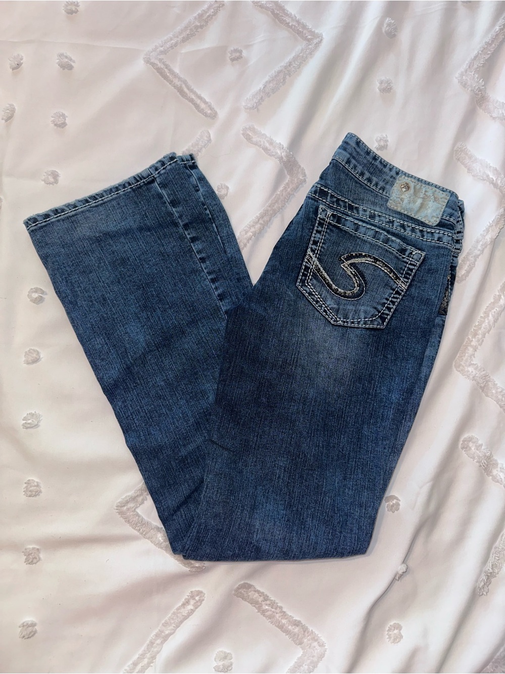 Silver Jeans Women’s Medium Dark Blue Bootcut Jeans